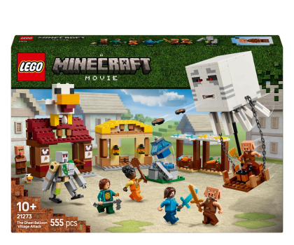 Klocki LEGO® LEGO Minecraft 21273 Atak balonowego Ghasta na wioskę
